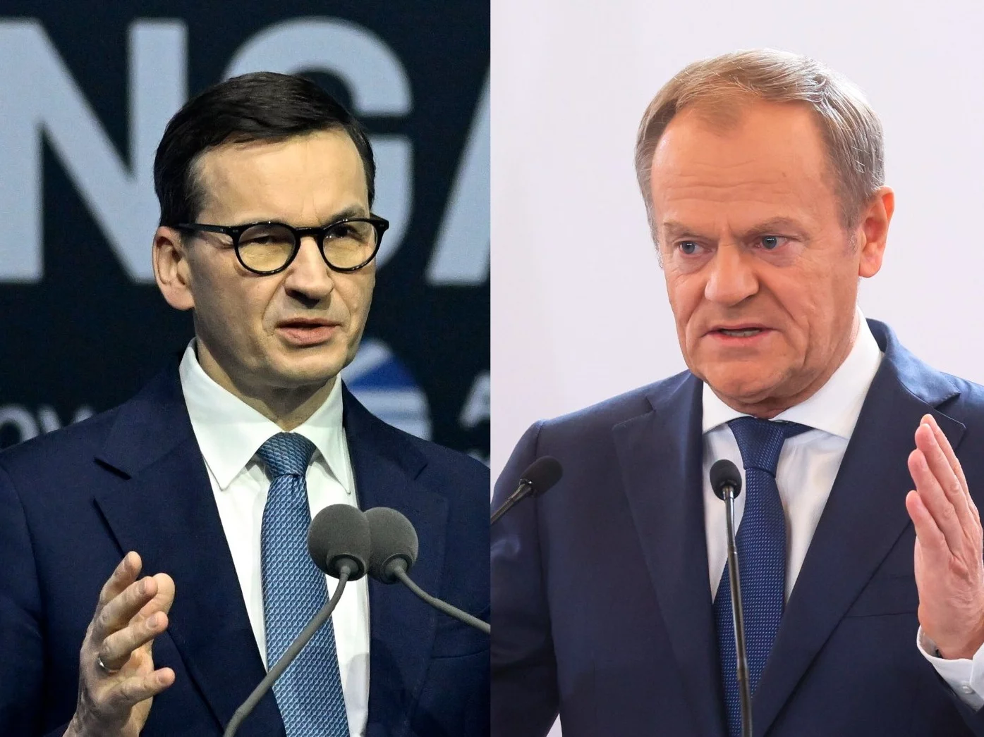 Mateusz Morawiecki i Donald Tusk