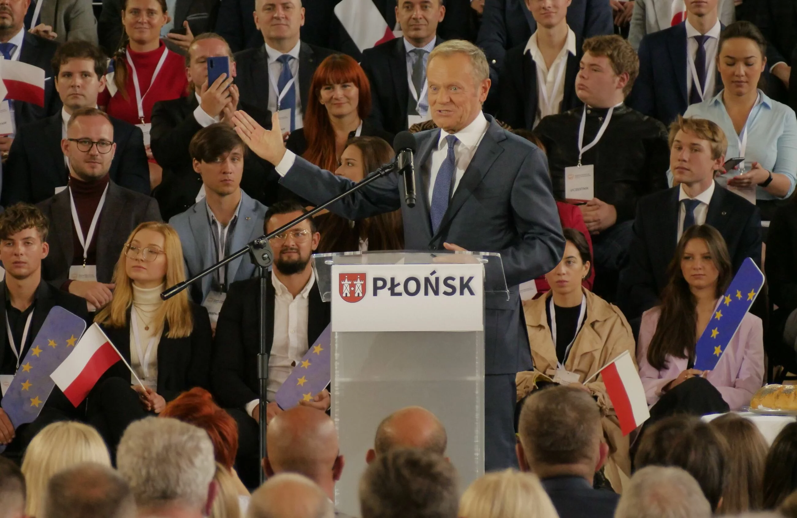 Donald Tusk w Płońsku