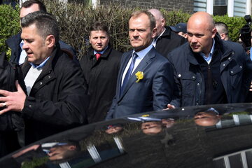 Donald Tusk w Warszawie