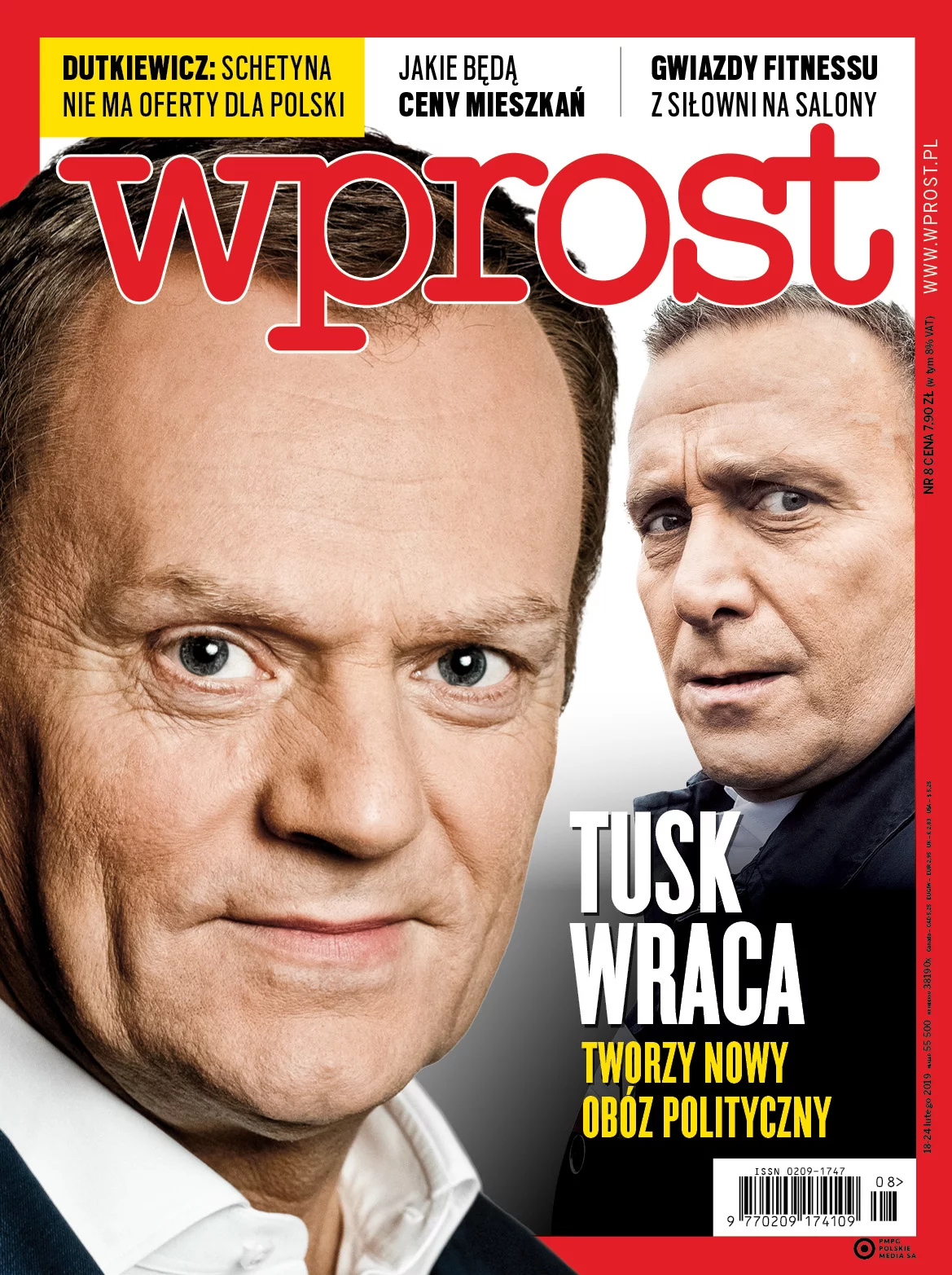 Okładka 8/2019 (1874) WPROST