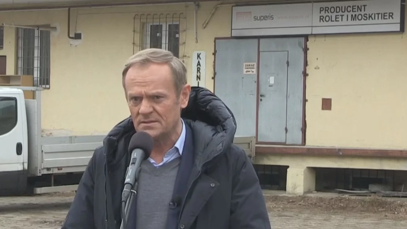 Donald Tusk na konferencji prasowej