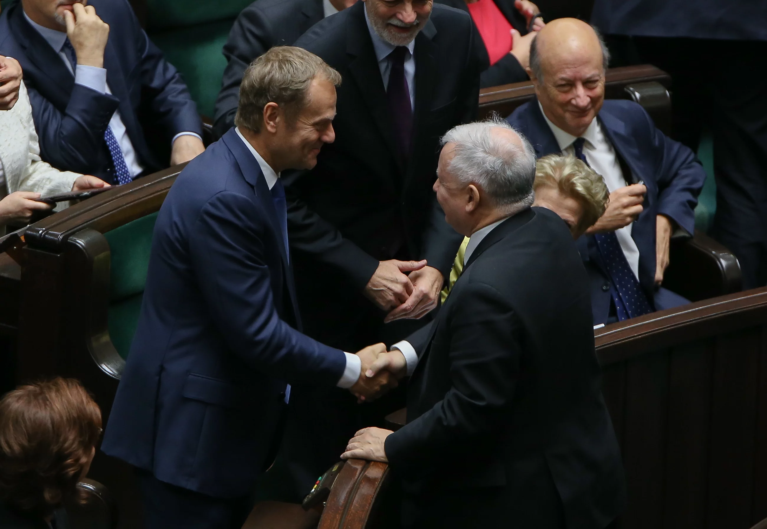 Donald Tusk i Jarosław Kaczyński