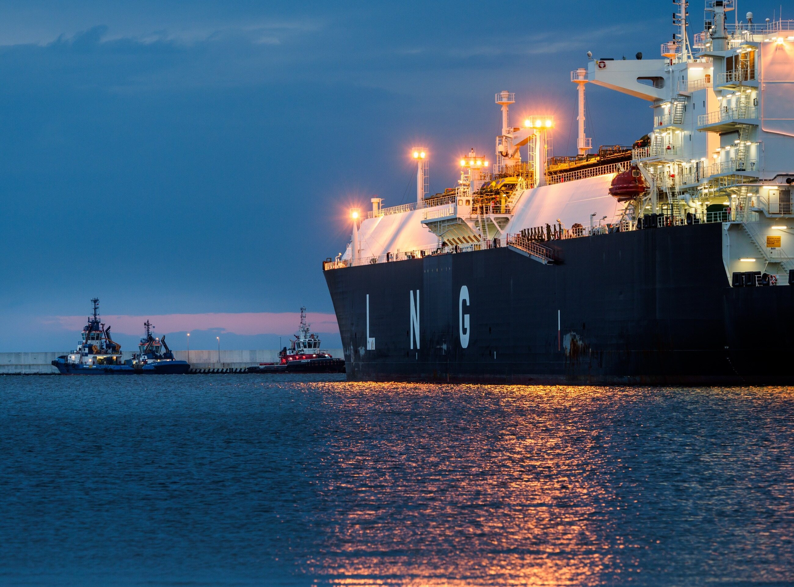 Dostawa LNG do portu w Świnoujściu