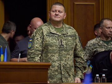 Dowódca Sił Zbrojnych Ukrainy gen. Wałerij Załużny