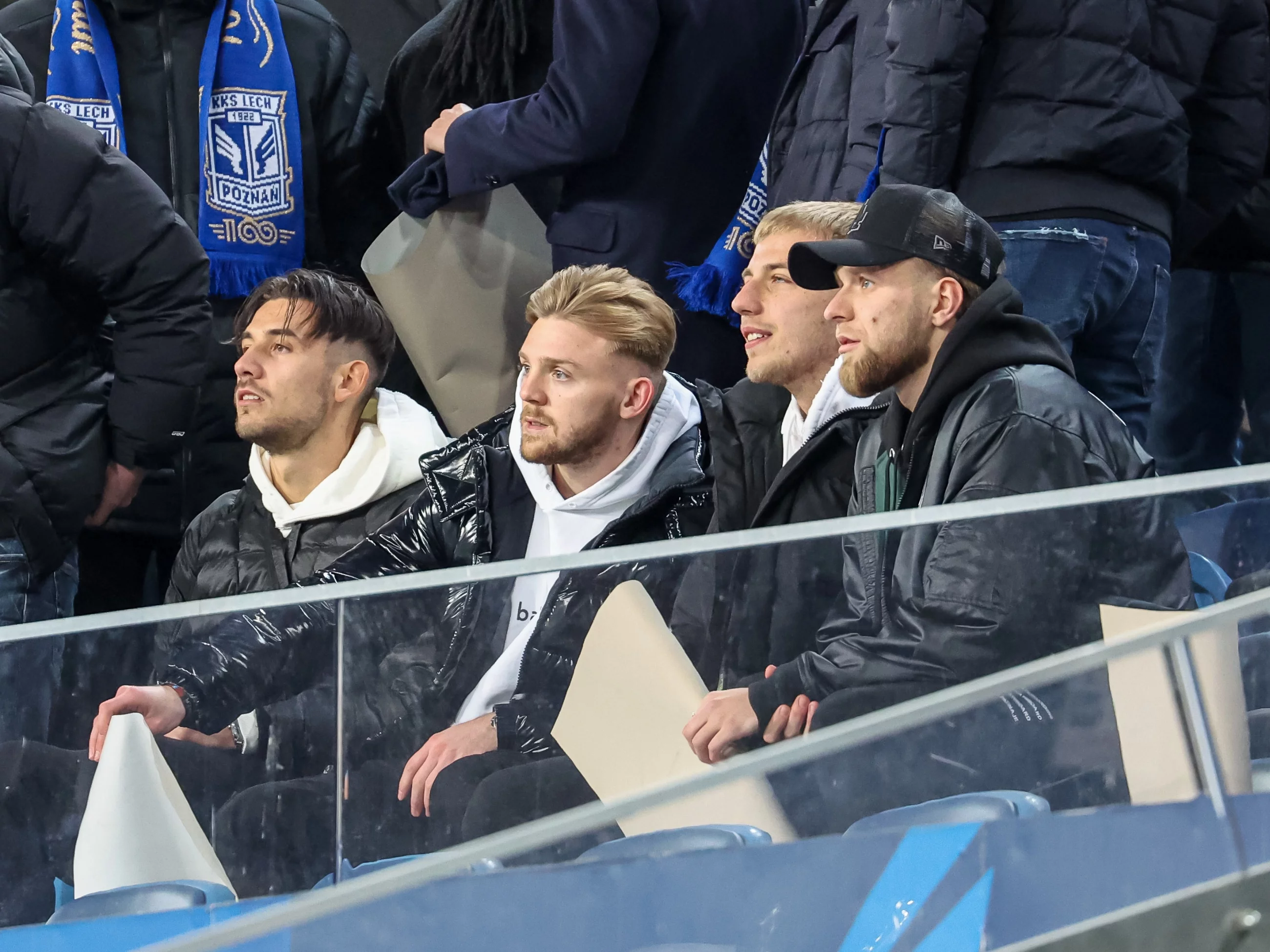 Jakub Moder, Kamil Jóźwiak, Mateusz Skrzypczak i Tymoteusz Puchacz