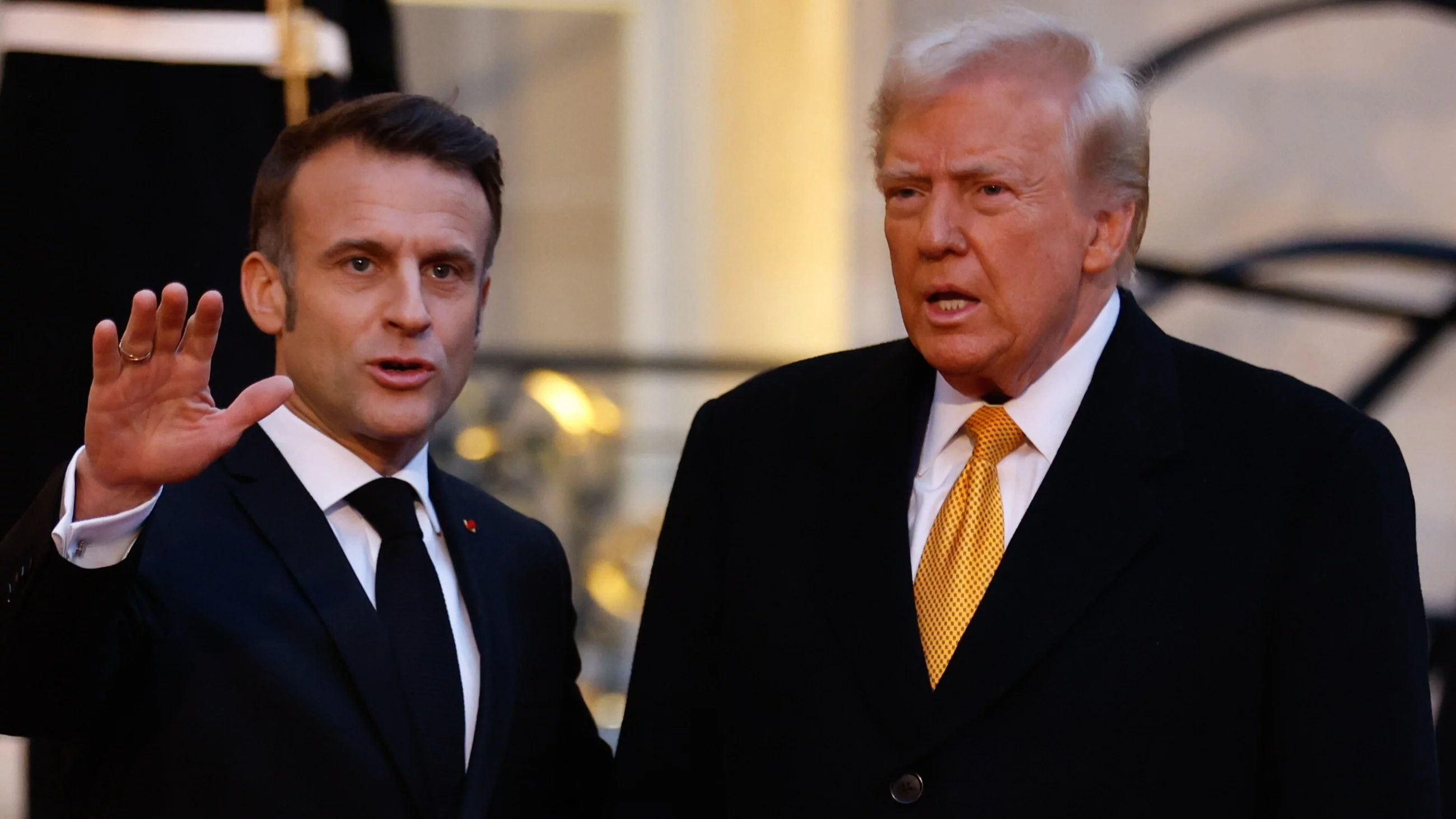 Emmanuel Macron i Donald Trump