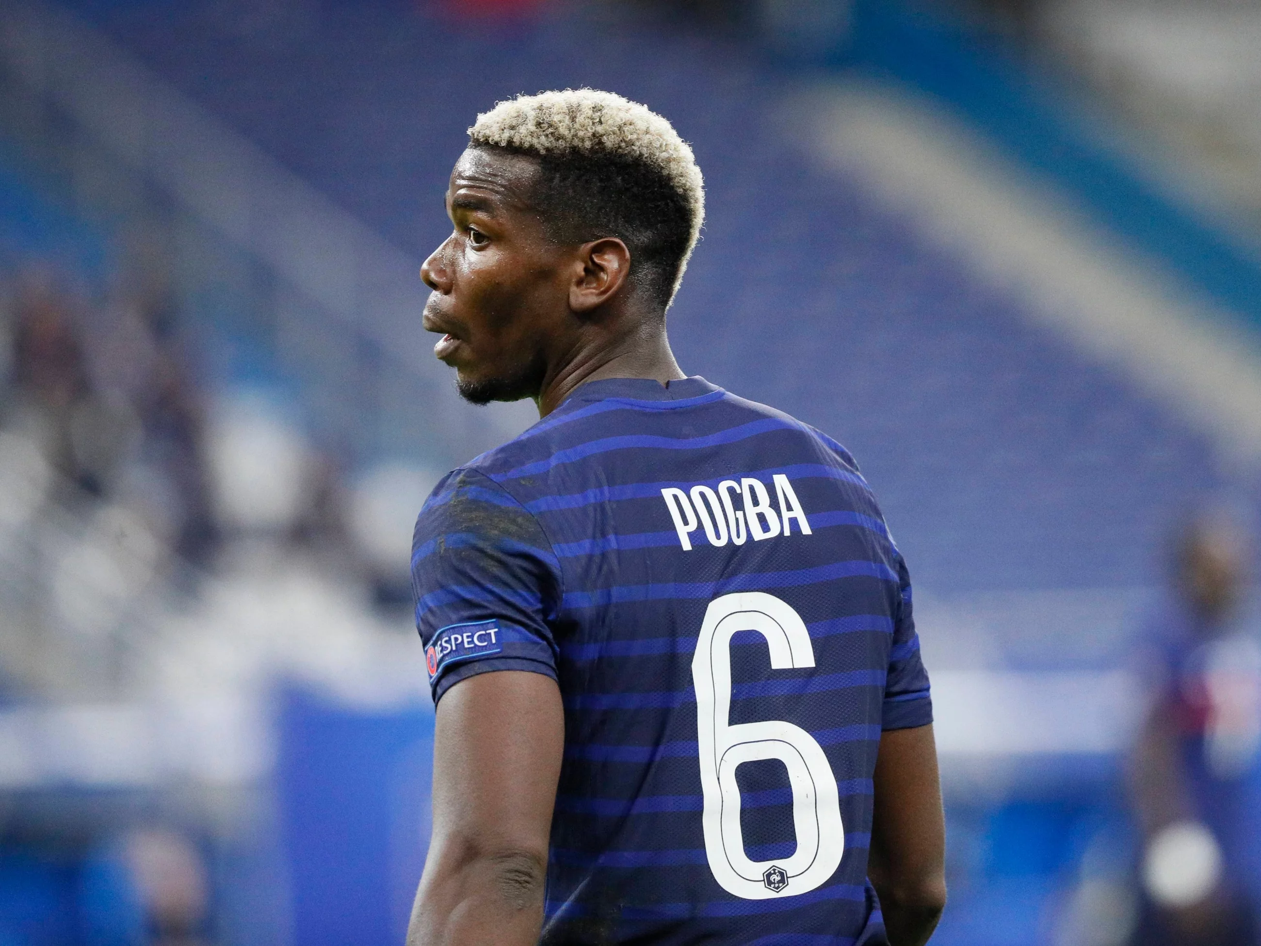 Paul Pogba w stroju reprezentacji Francji