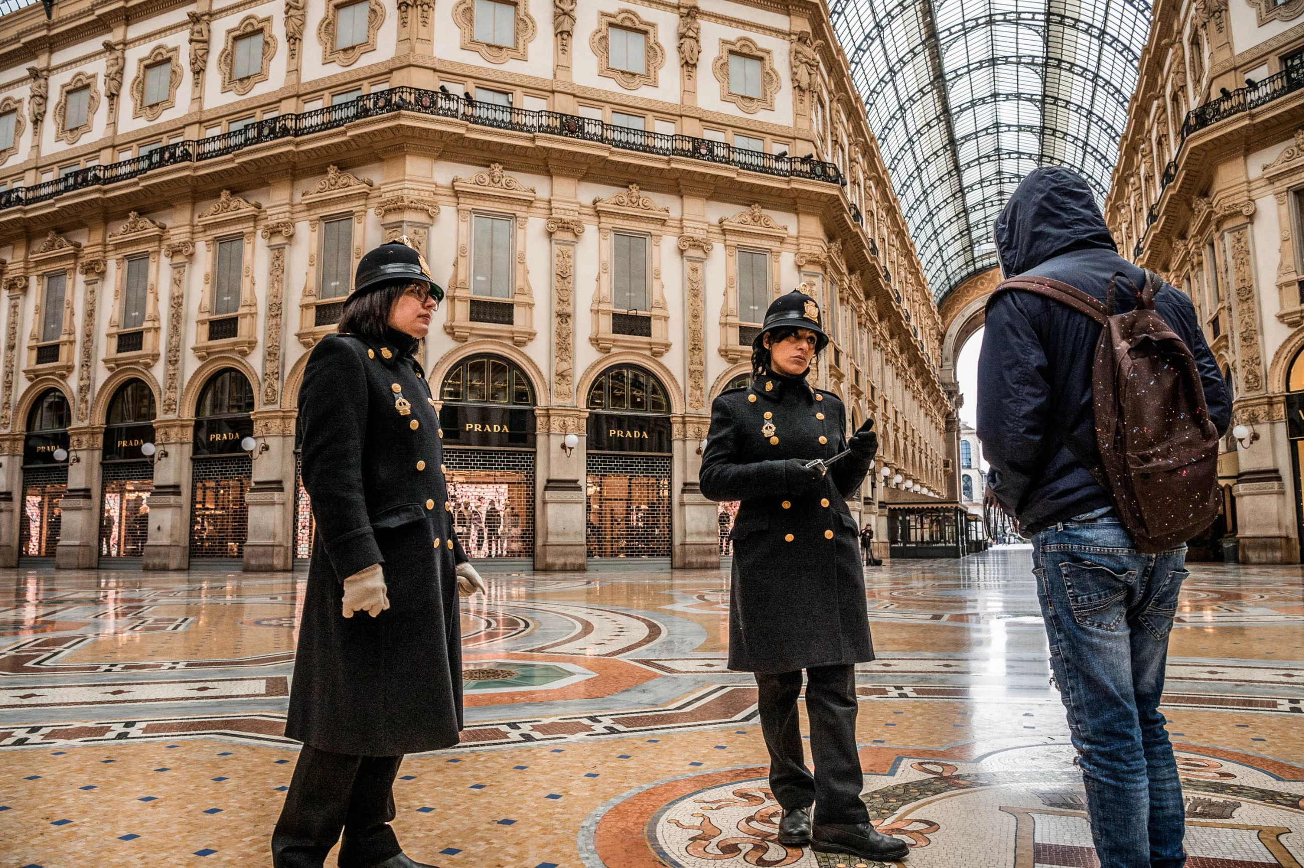 Kontrole na ulicach Mediolanu