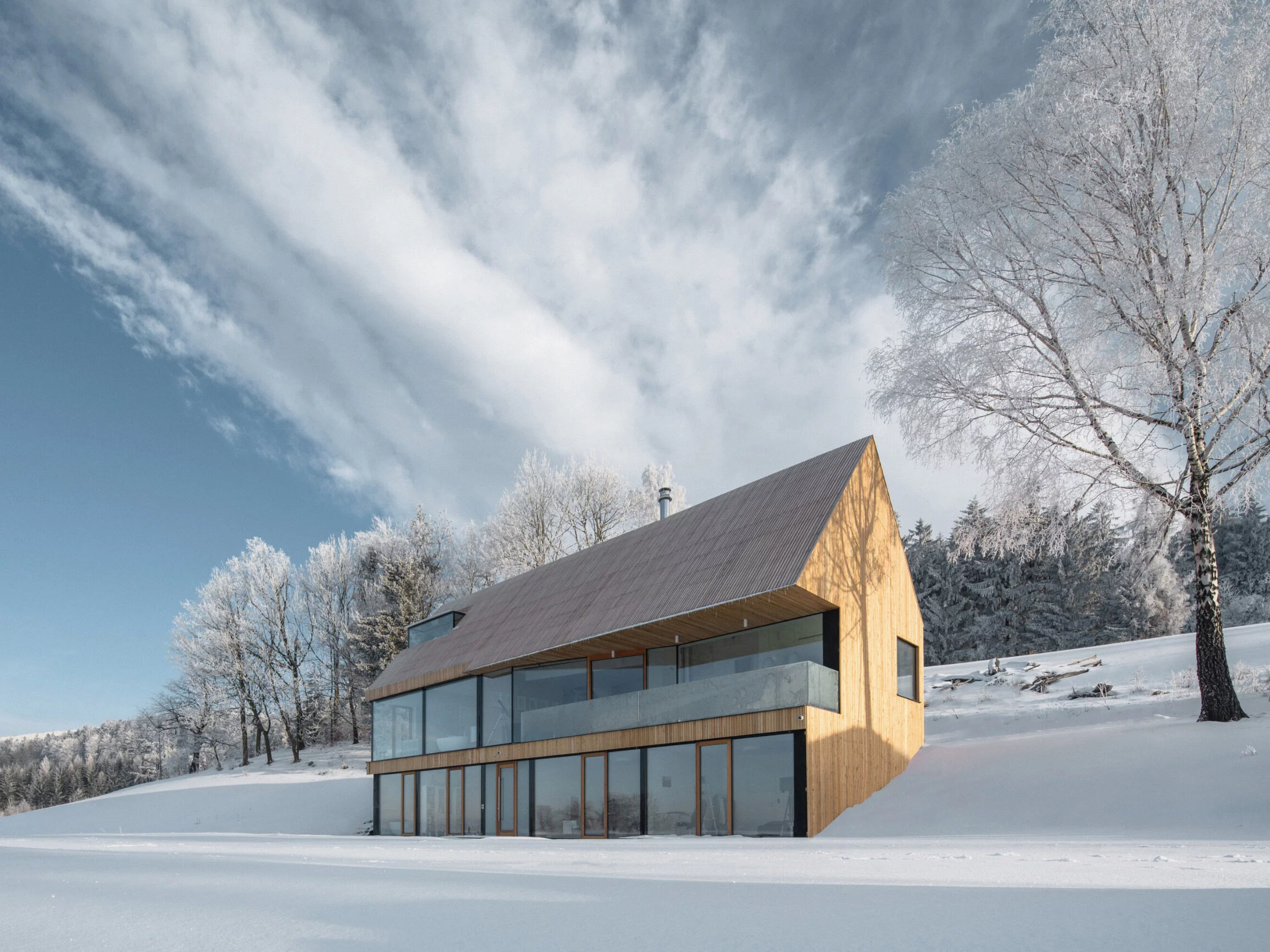 Rodzinny dom w Karkonoszach, projekt Fránek Architects