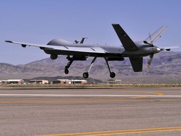 Dron MQ-9 Reaper, który Amerykanie stracili nad Morzem Czarnym