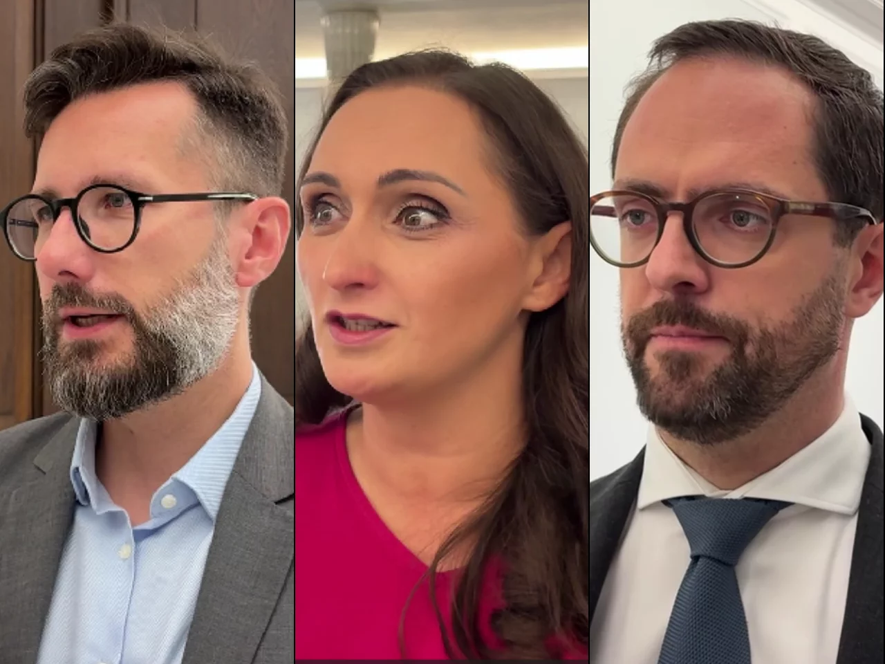 Radosław Fogiel, Ewa Szymanowska i Paweł Bliźniuk