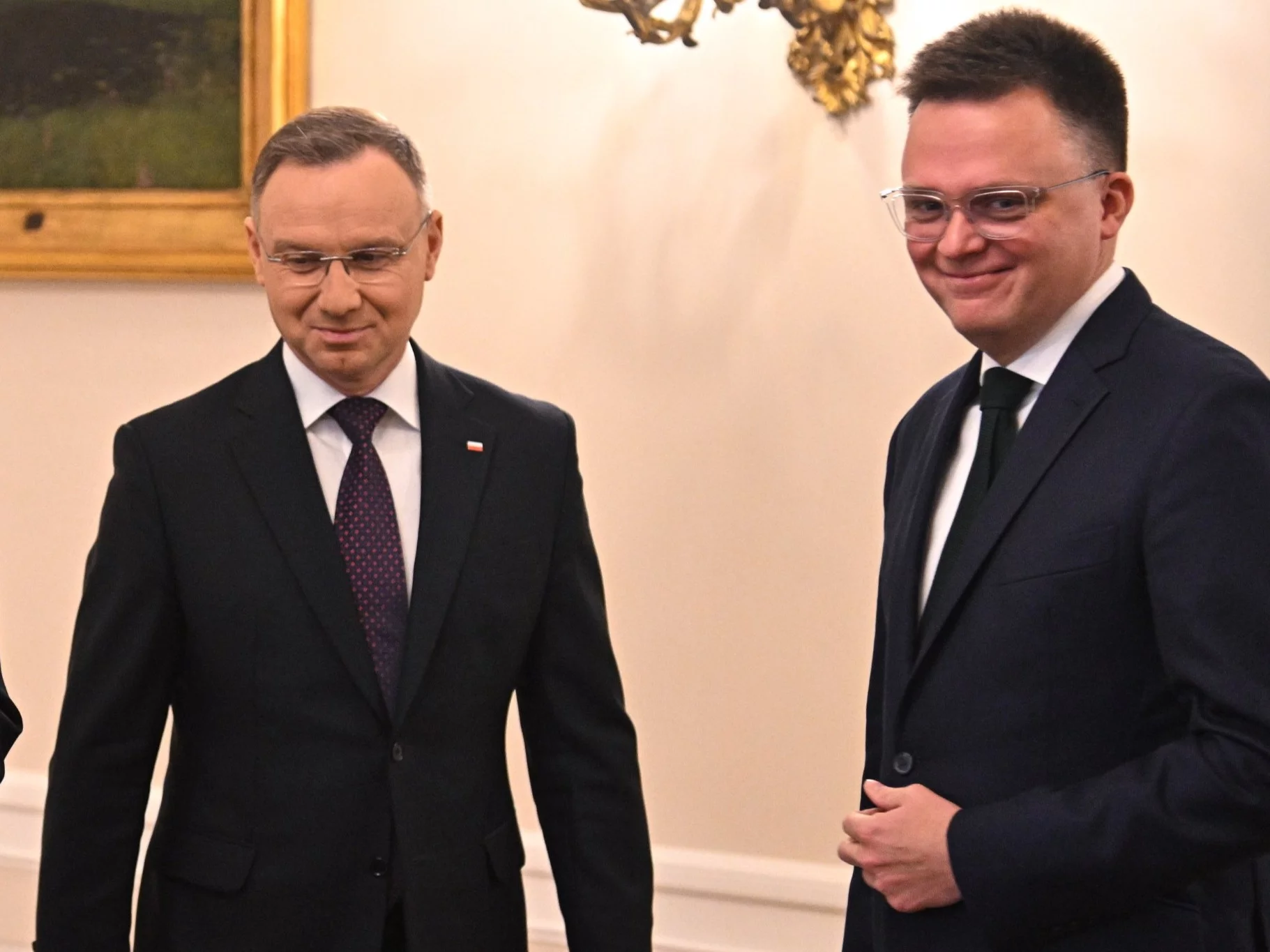 Andrzej Duda i Szymon Hołownia