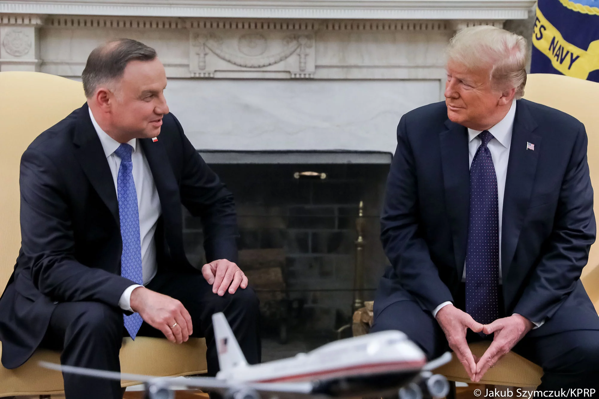 Andrzej Duda i Donald Trump