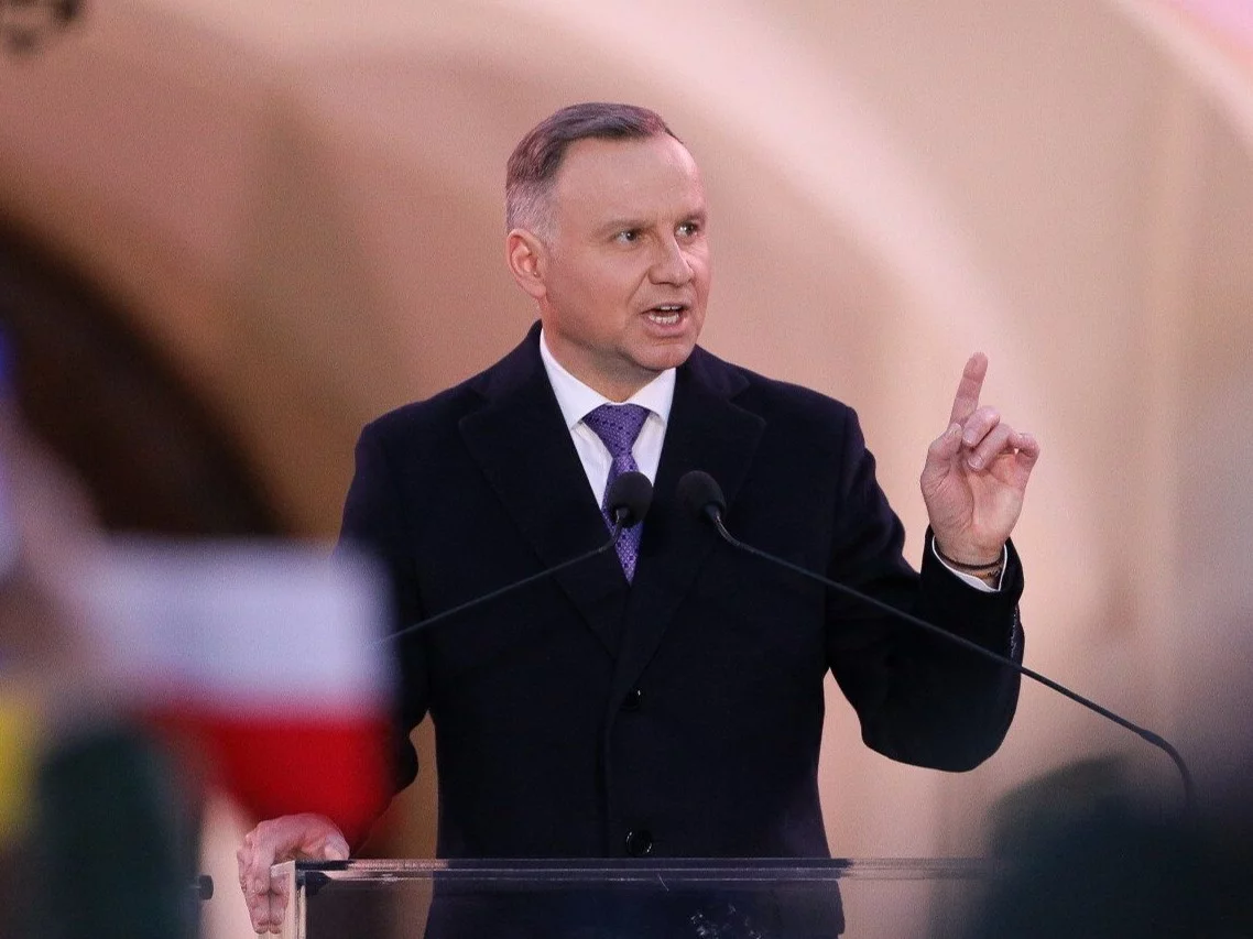 Andrzej Duda na Zamku Królewskim