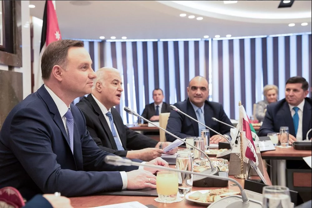 Andrzej Duda w Jordanii