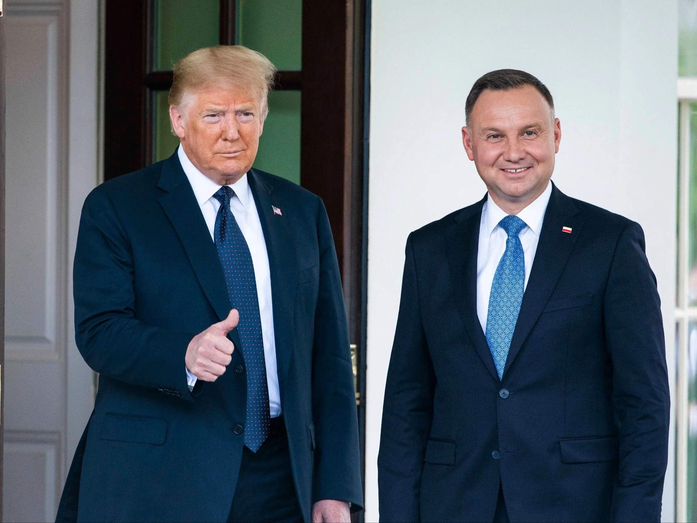 Donald Trump i Andrzej Duda