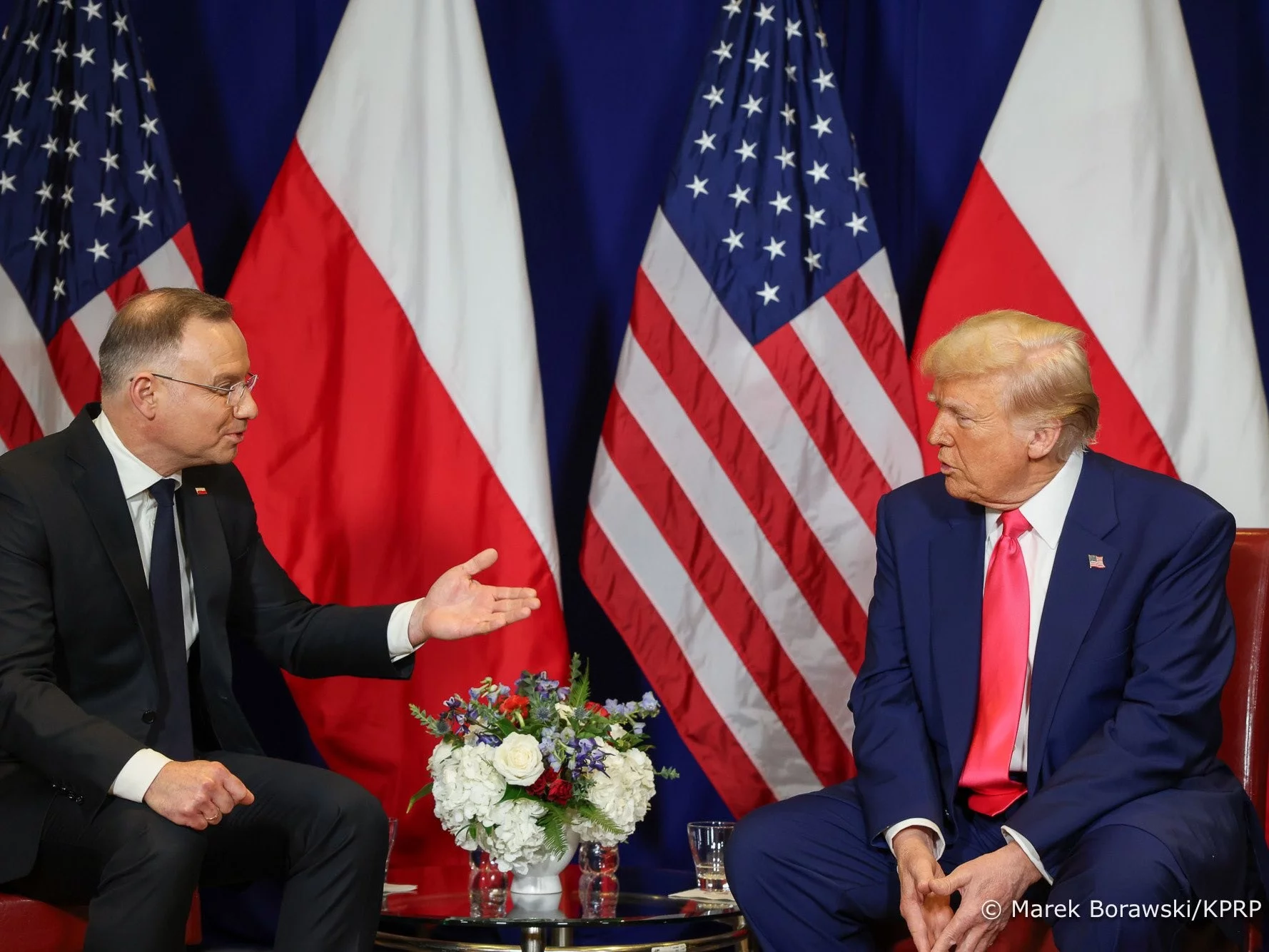 Andrzej Duda i Donald Trump