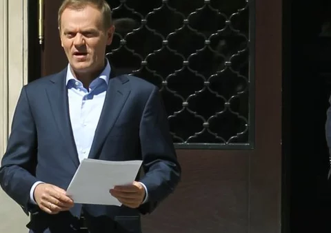 Donald Tusk (fot.PAP/Radek Pietruszka)