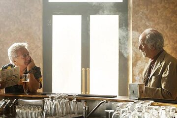 Dustin Hoffman i Toni Servillo w filmie „W labiryncie" (2019)