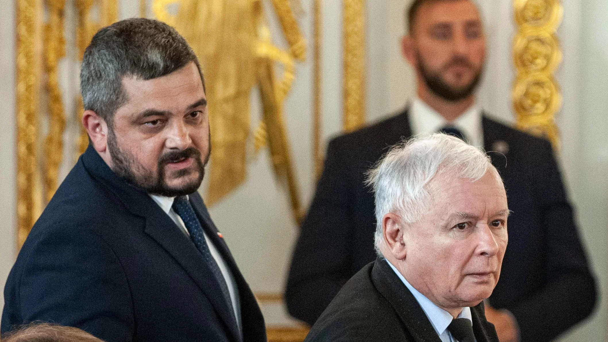 Krzysztof Sobolewski i Jarosław Kaczyński