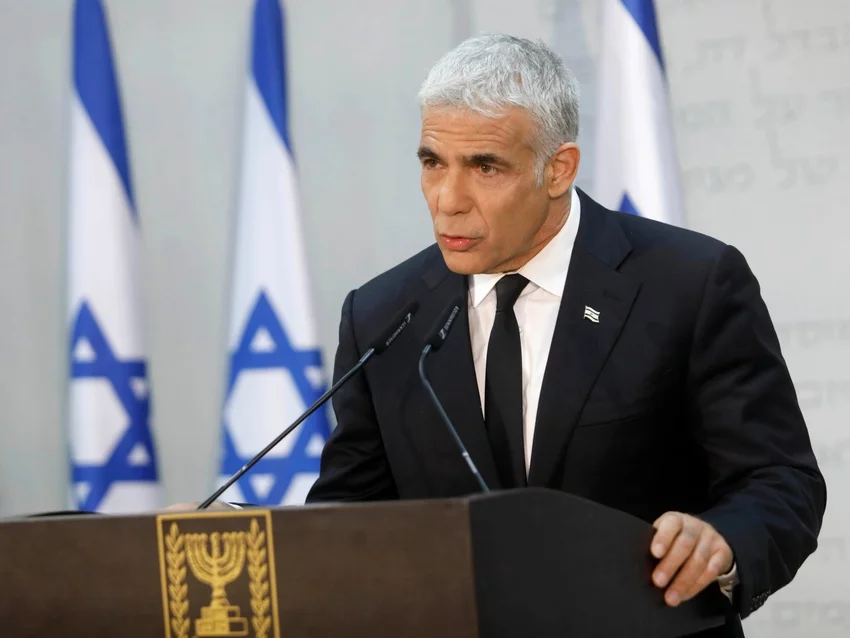 Yair Lapid, szed MSZ Izraela