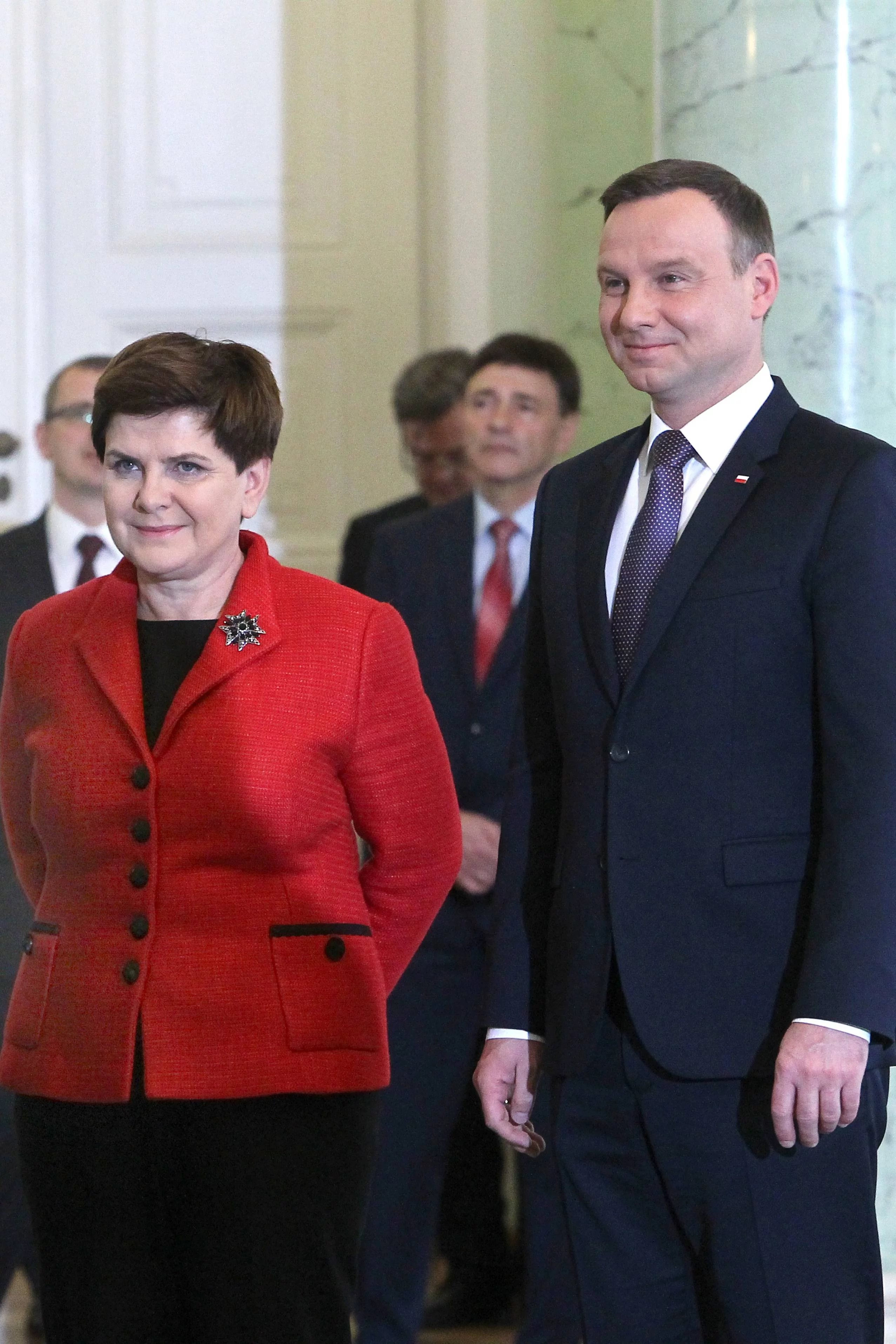 Beata Szydło i Andrzej Duda