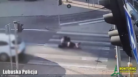 Potrącenie na przejściu dla pieszych