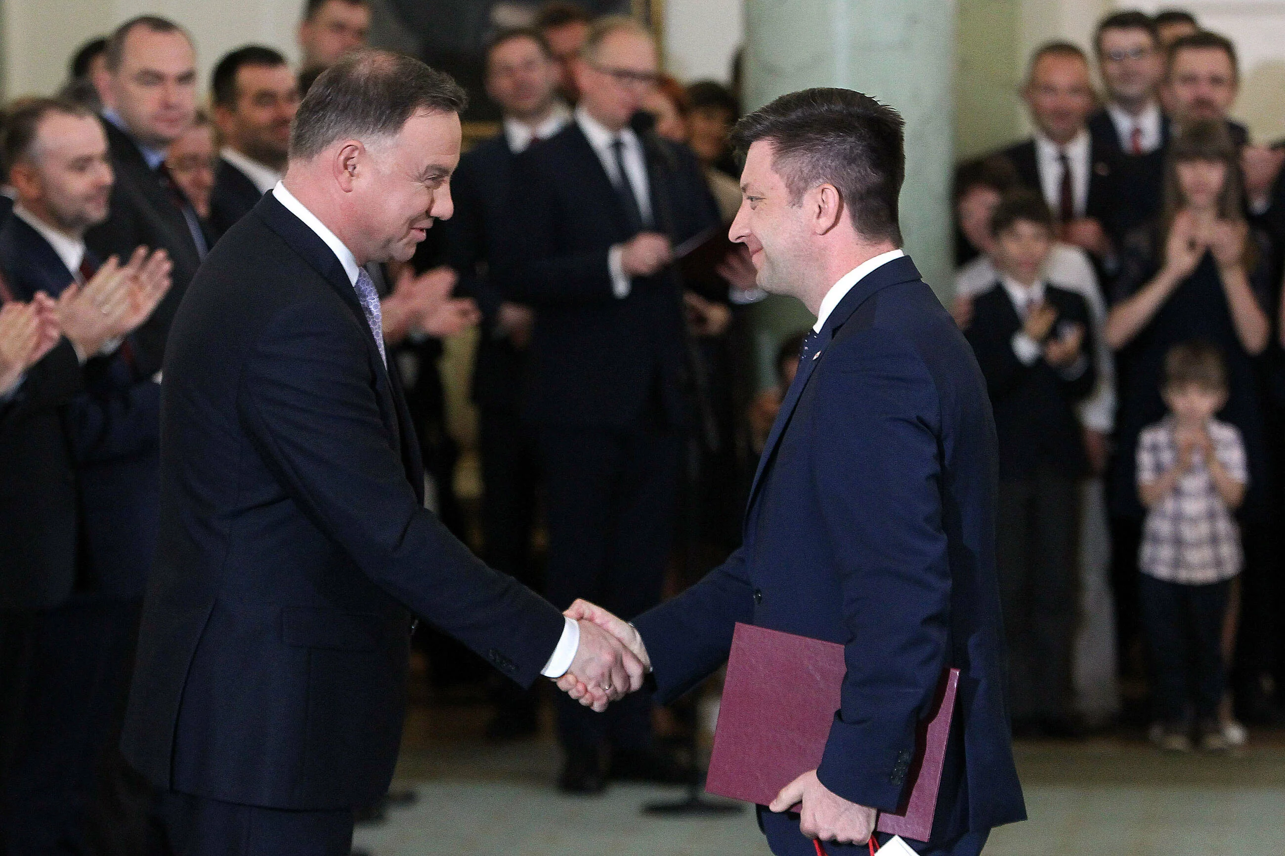 Andrzej Duda i Michał Dworczyk