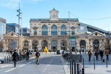 Dworzec w Lille, zdjęcie ilustracyjne