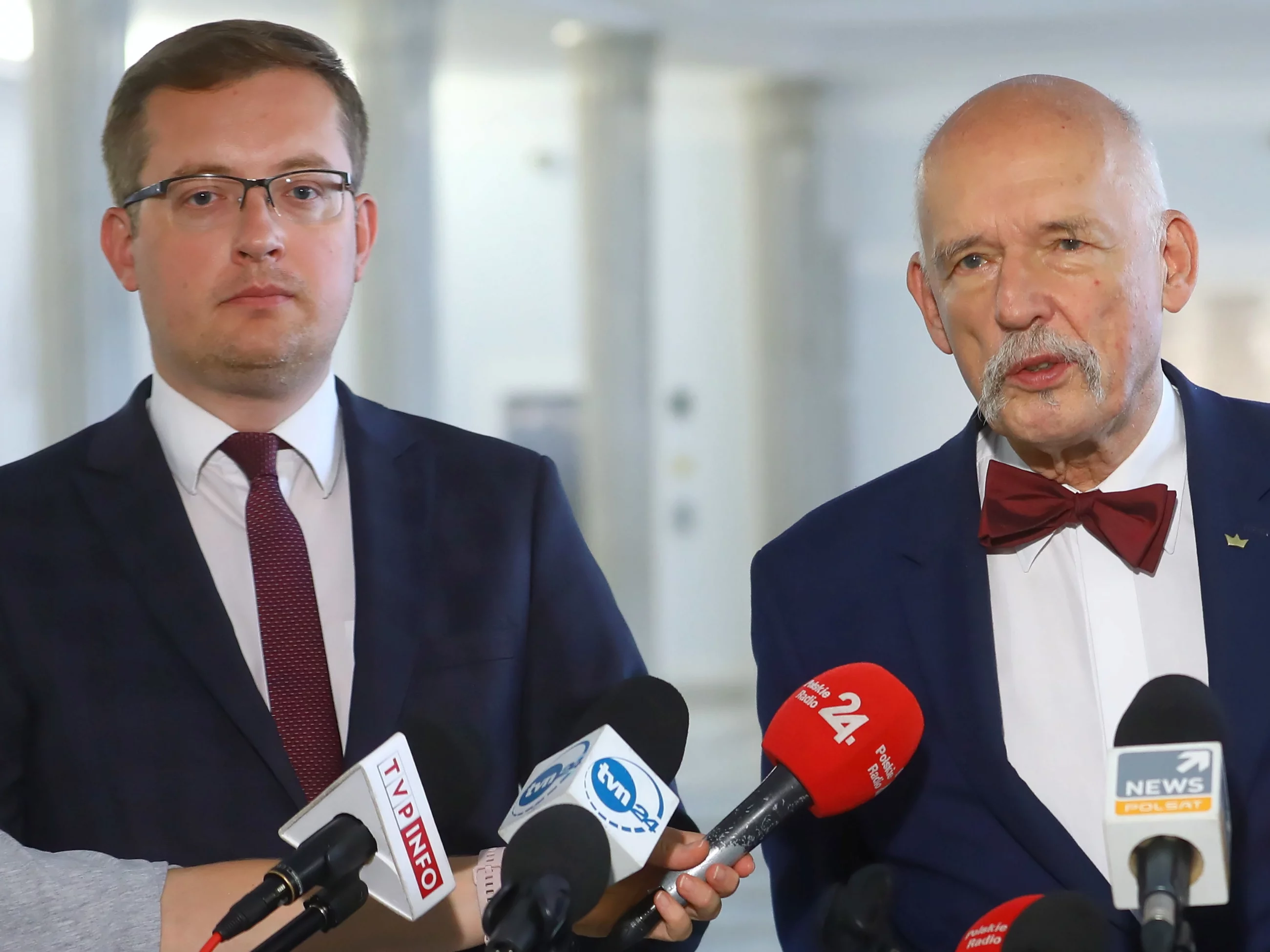 Robert Winnicki i Janusz Korwin-Mikke