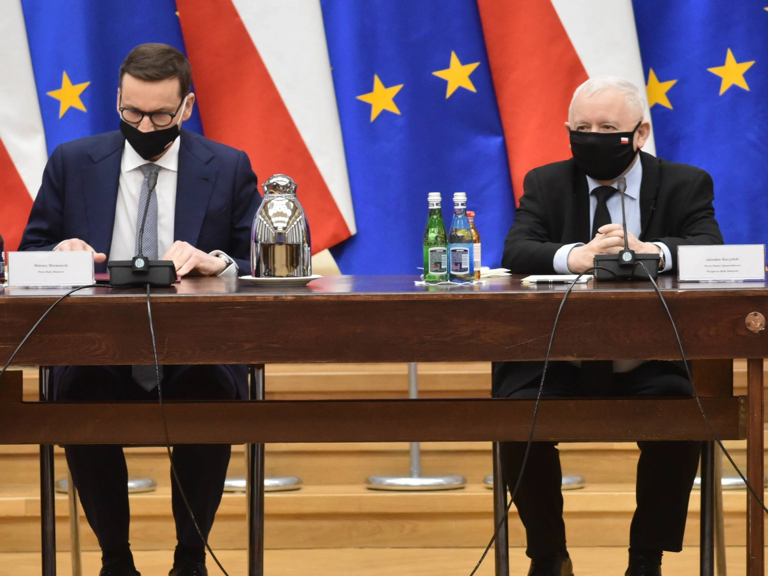 Mateusz Morawiecki i Jarosław Kaczyński