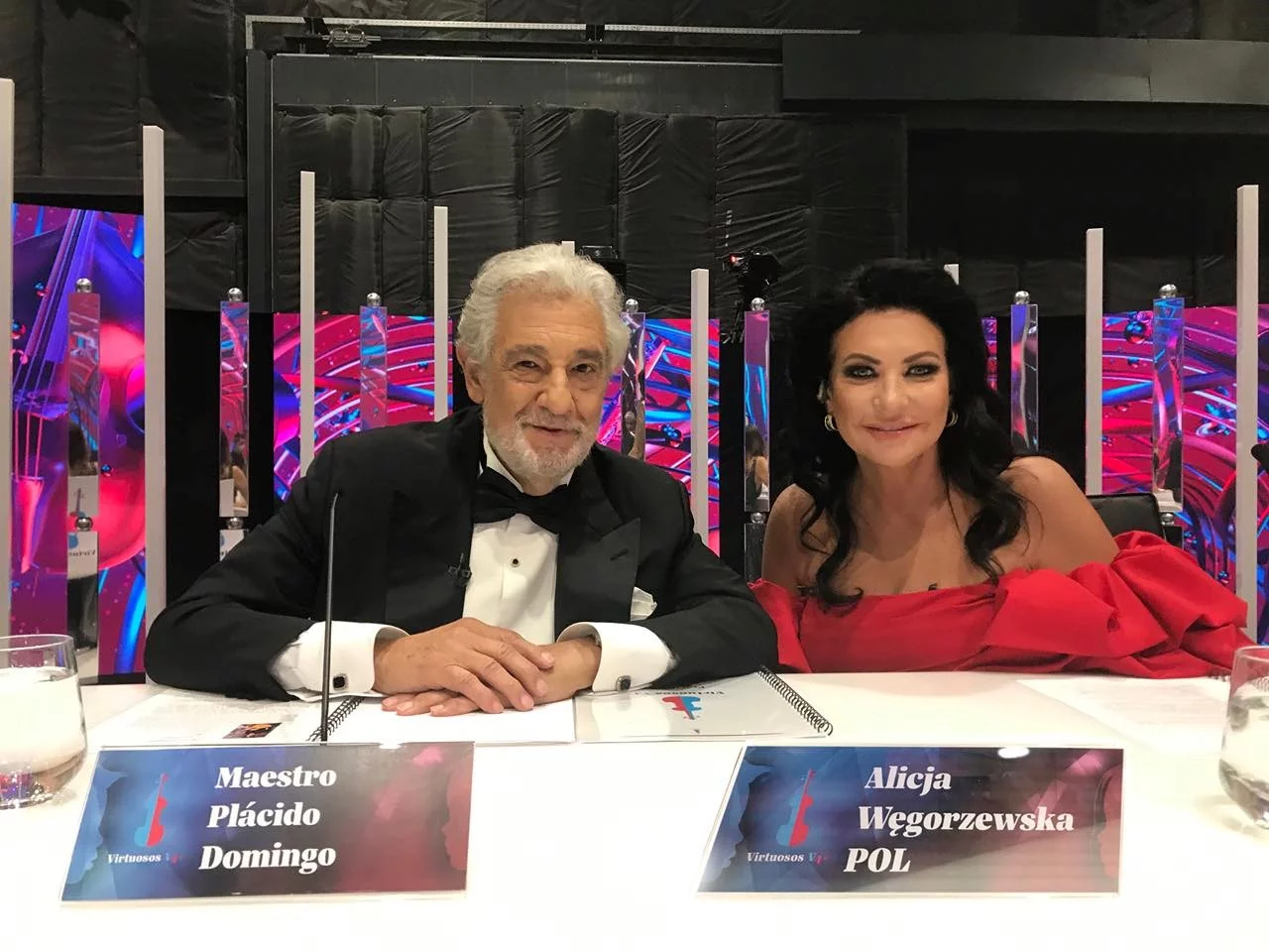 Maestro Placido Domingo i Alicja Węgorzewska