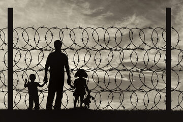 Dzieci przy granicy, zdjęcie ilustracyjne