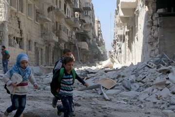 Dzieci w Aleppo, Syria
