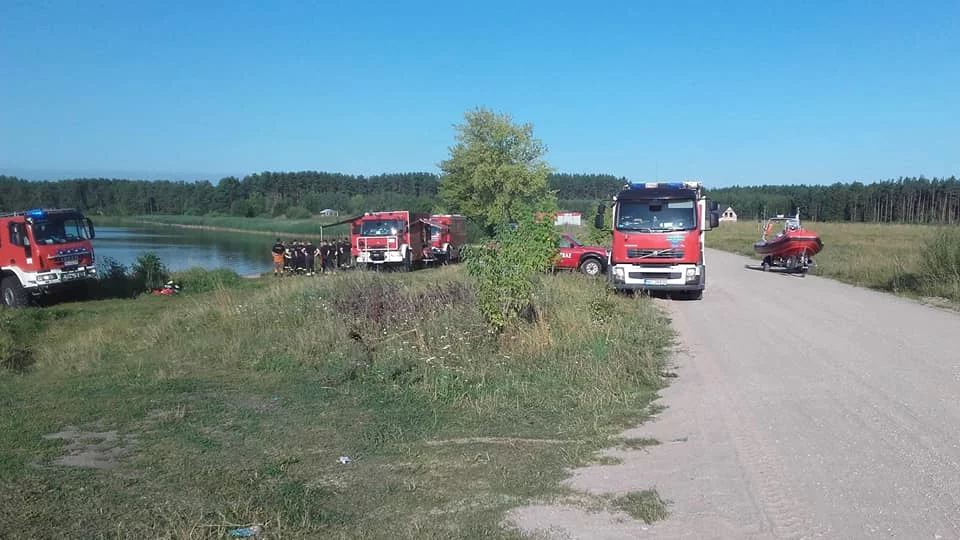 Akcja poszukiwawcza nad jeziorem Toczyłowo