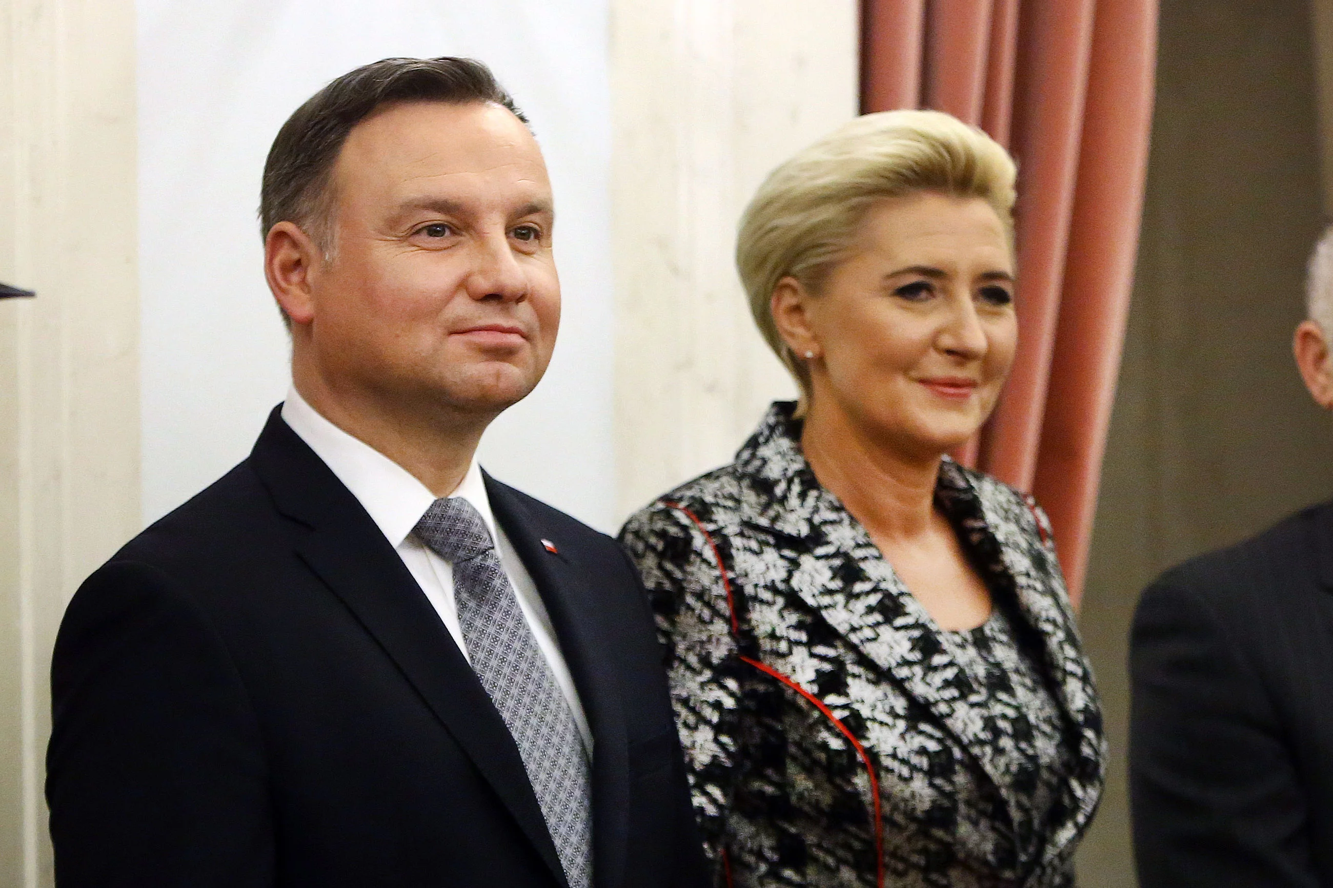 Andrzej Duda i Agata Kornhauser-Duda