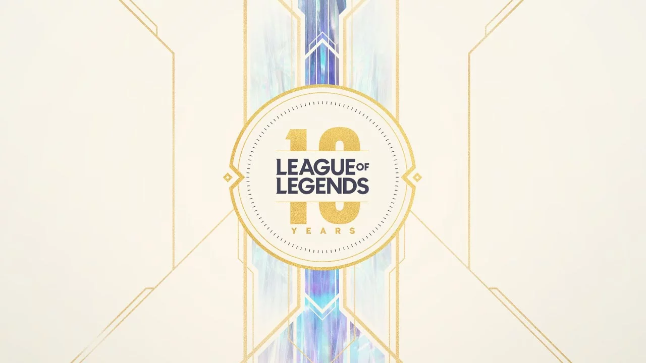 Grafika na 10-lecie League of Legends