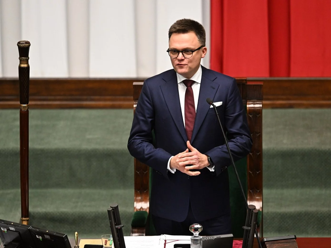 Marszałek Sejmu Szymon Hołownia