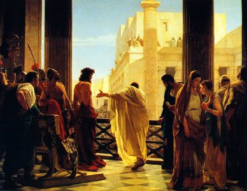 Ecce Homo, Antonio Ciseri: Poncjusz Piłat przedstawiający ubiczowanego Jezusa z Nazaretu mieszkańcom Jerozolimy