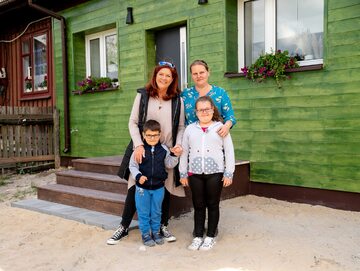 Efekty remontu ekipy „Nasz nowy dom” we wsi Drochlin na Śląsku