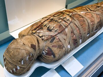 Egipska mumia zdjęcie ilustracyjne