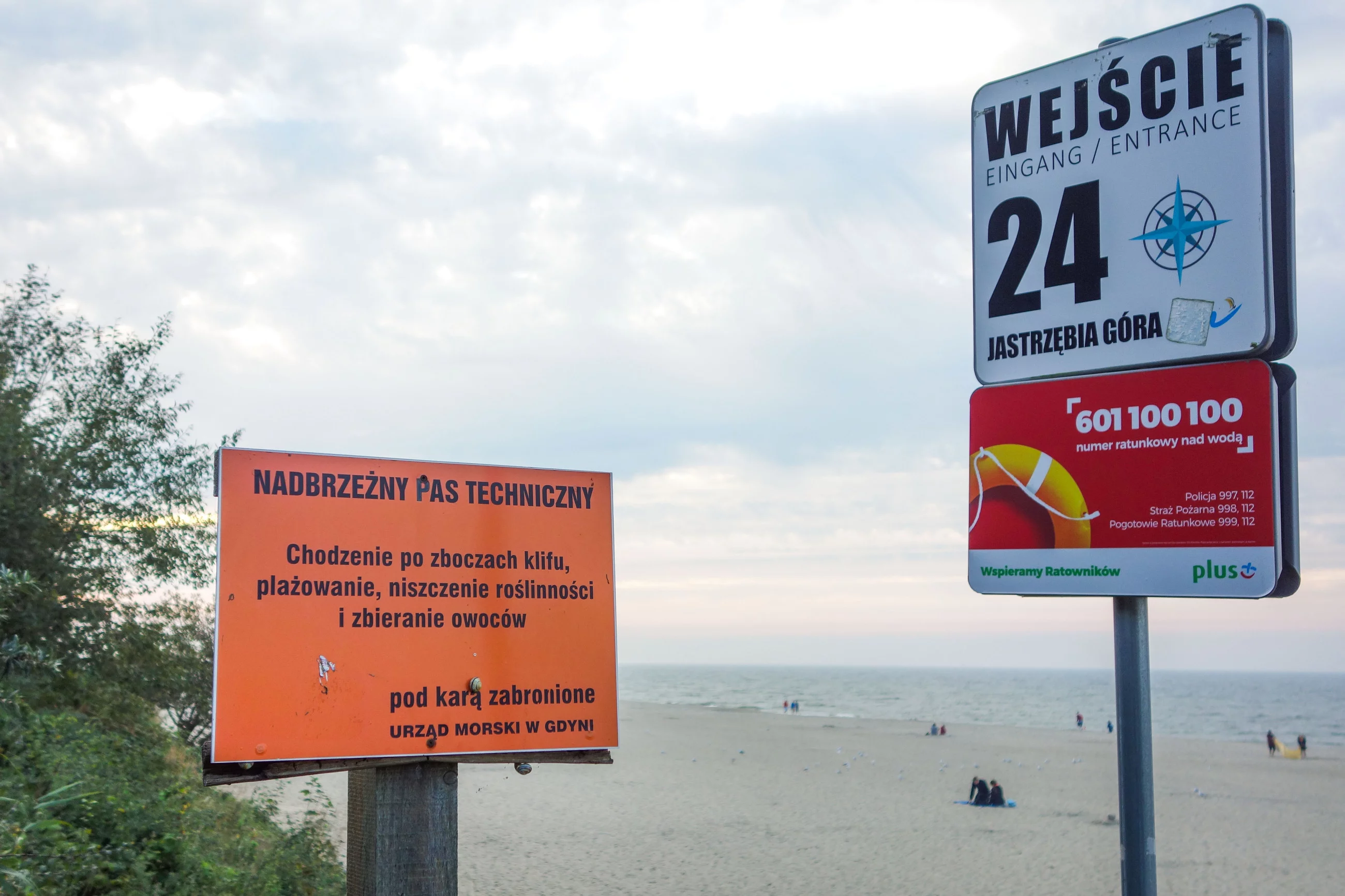 Plaża w Jastrzębiej Górze