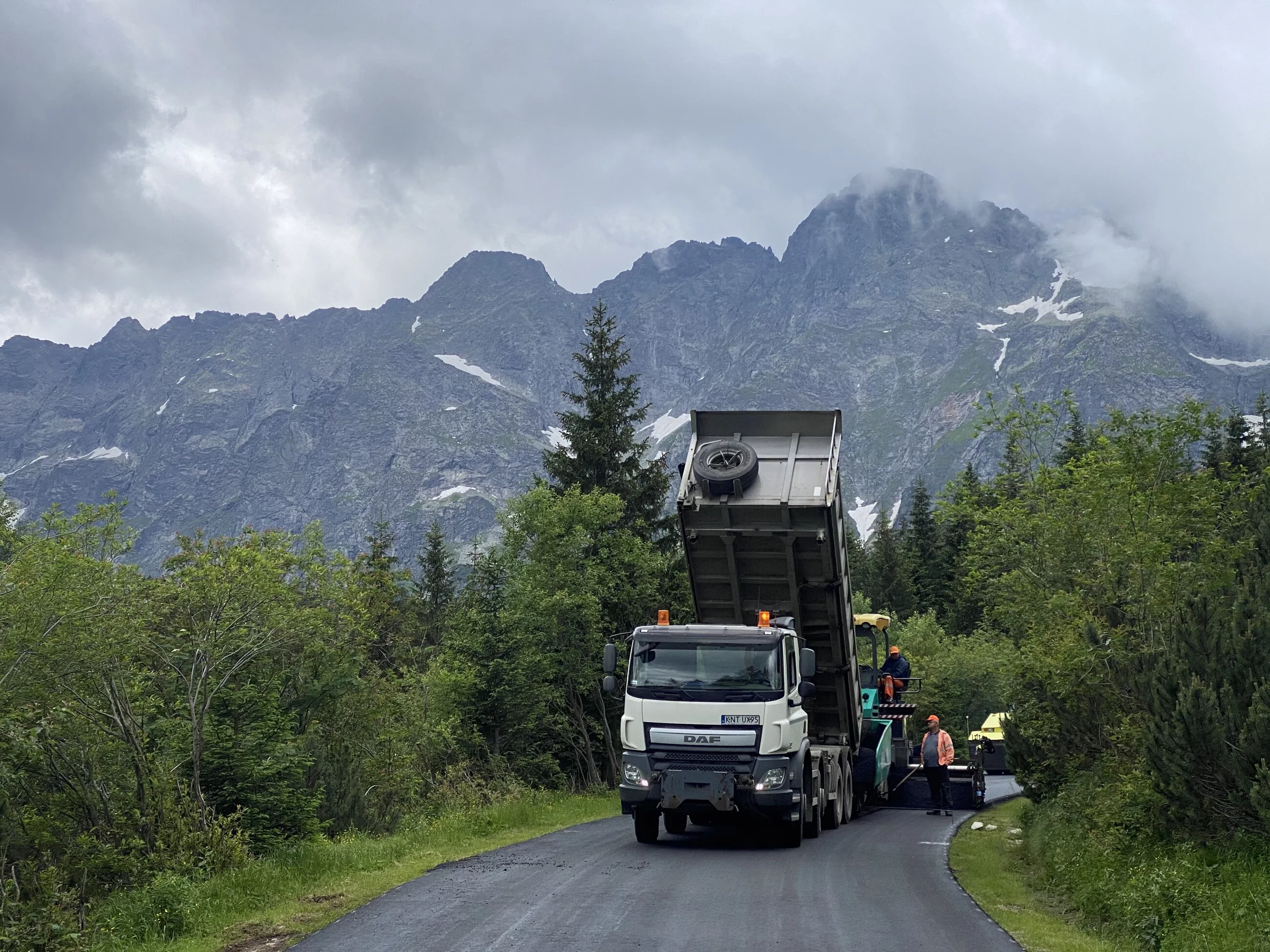 Remont drogi na Morskie Oko