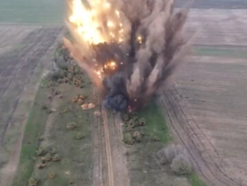 Eksplozja amunicji na Ukrainie