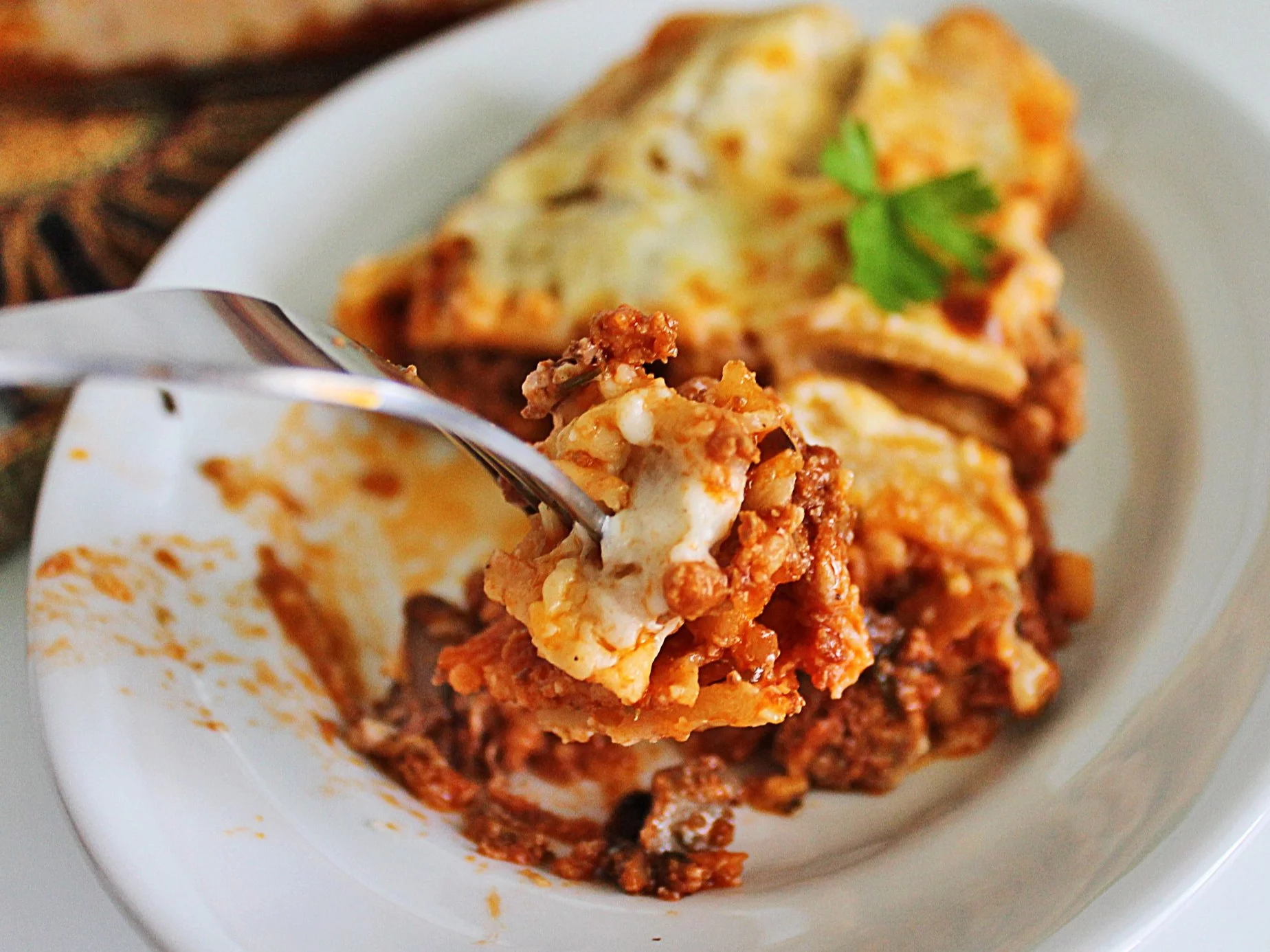 Lasagne na talerzu