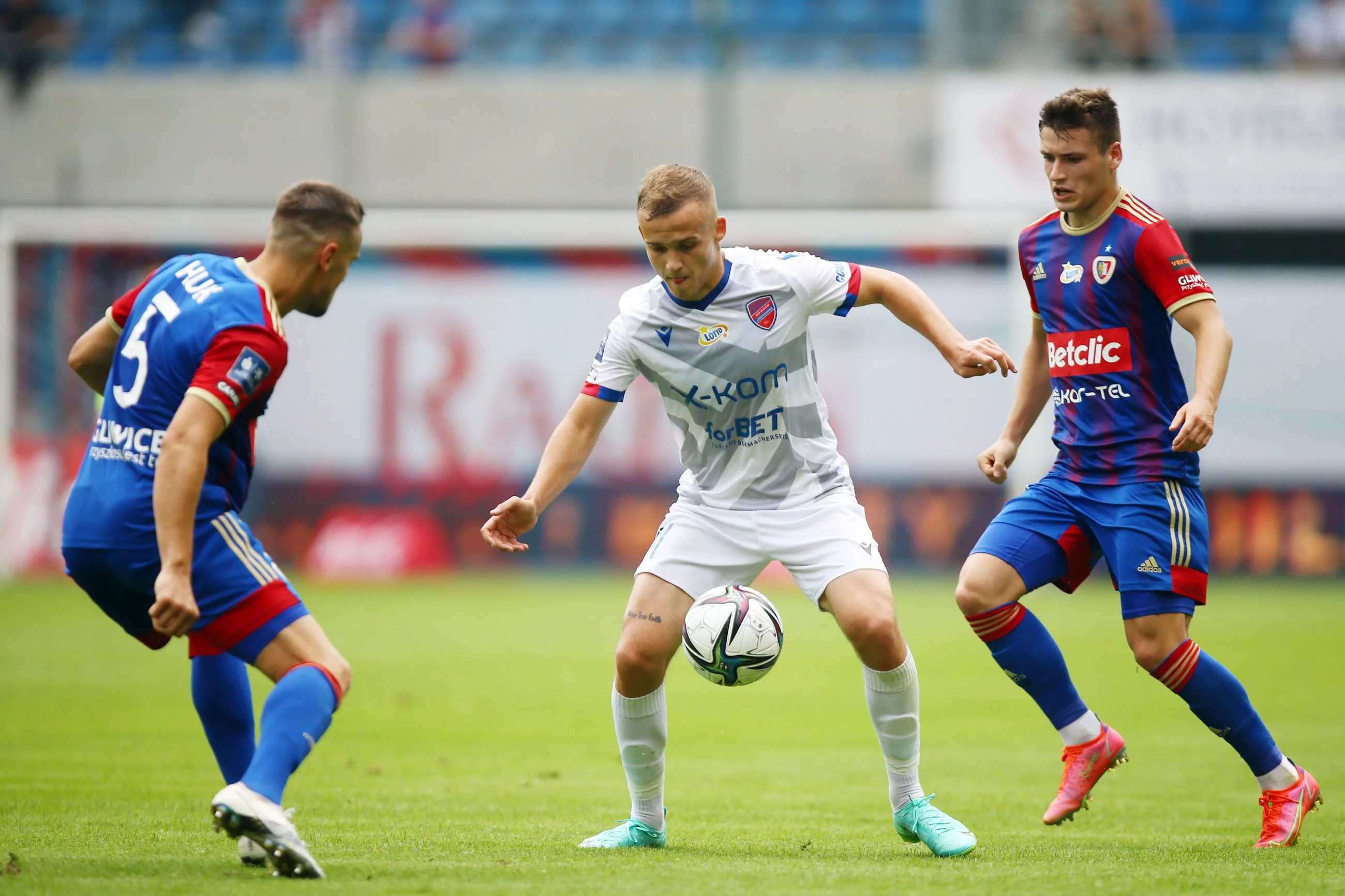 Mecz Piasta Gliwice z Rakowem Częstochowa