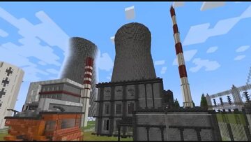 ELektrownia atomowa w grze Minecraft