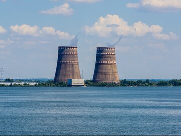 Elektrownia atomowa w Zaporożu na południu Ukrainy.