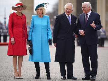 Elke Buedenbender, Kamila, Karol III i Frank-Walter Steinmeier