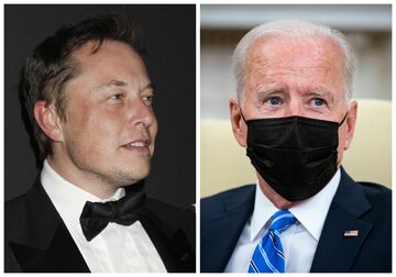 Elon Musk i Joe Biden